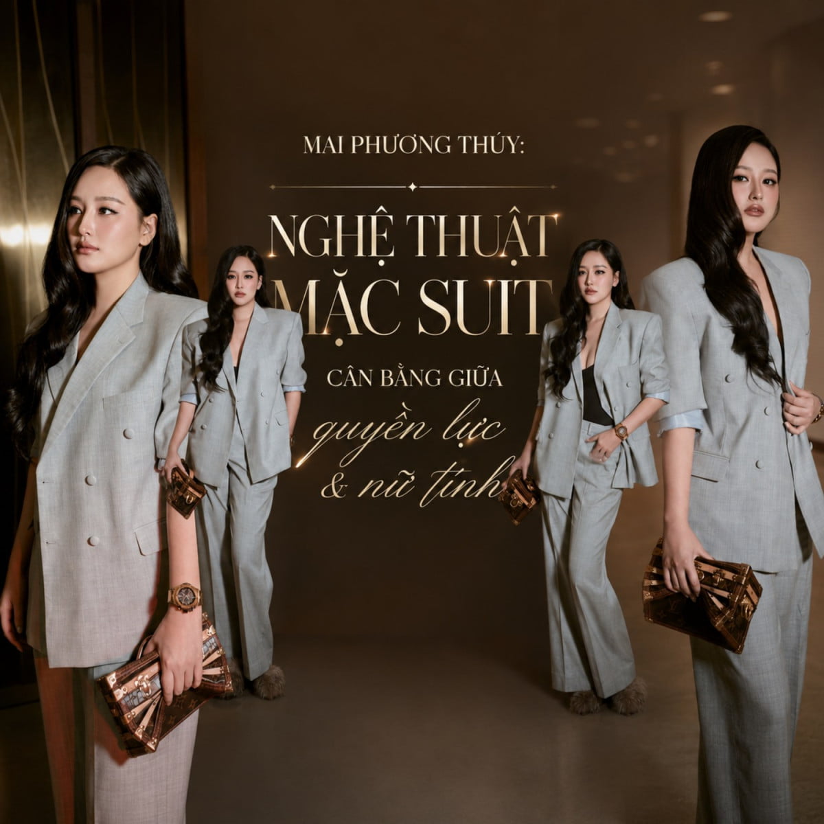 Mai Phương Thúy: Nghệ thuật mặc suit cân bằng giữa quyền lực và nữ tính