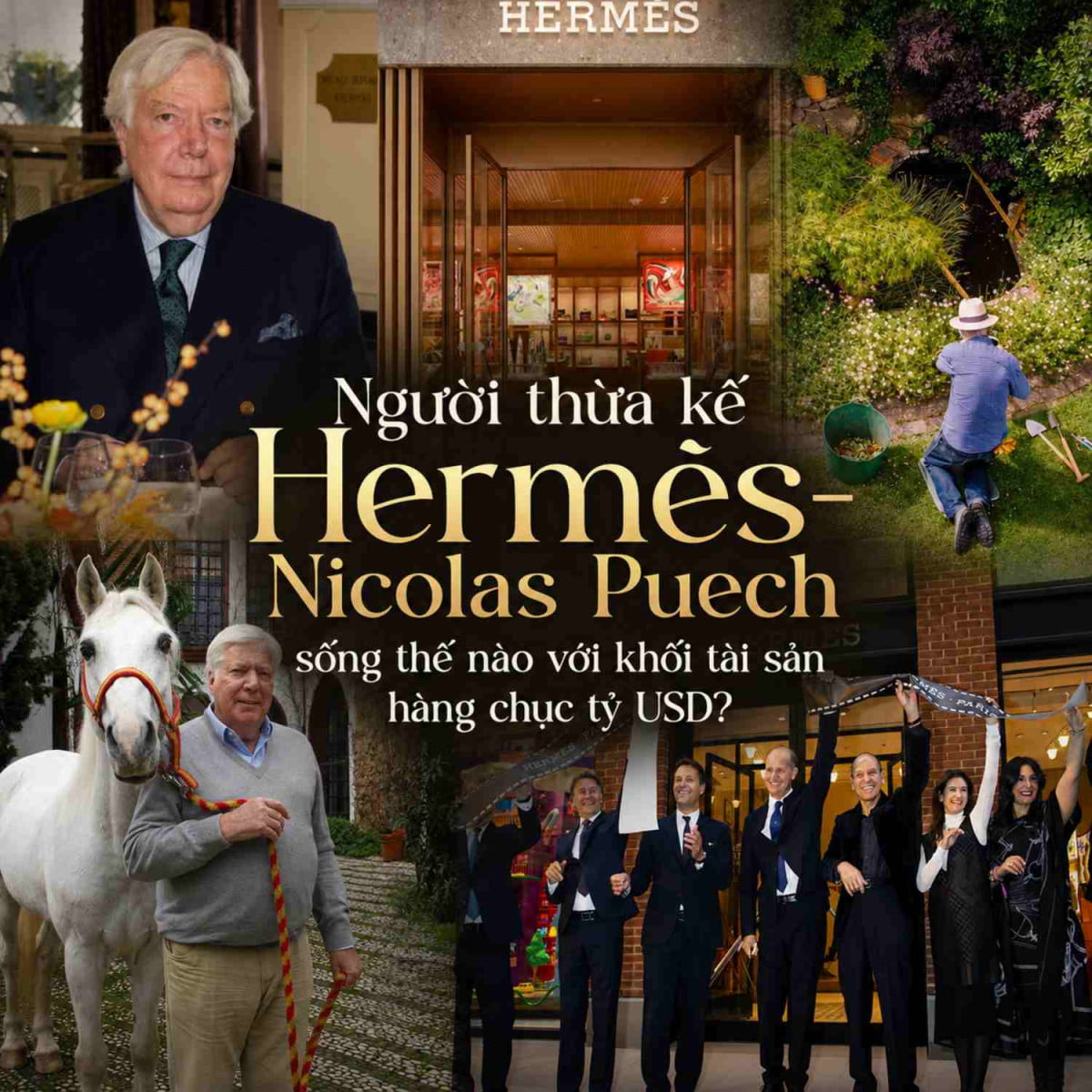 Người thừa kế Hermès- Nicolas Puech sống thế nào với khối tài sản hàng chục tỷ USD?
