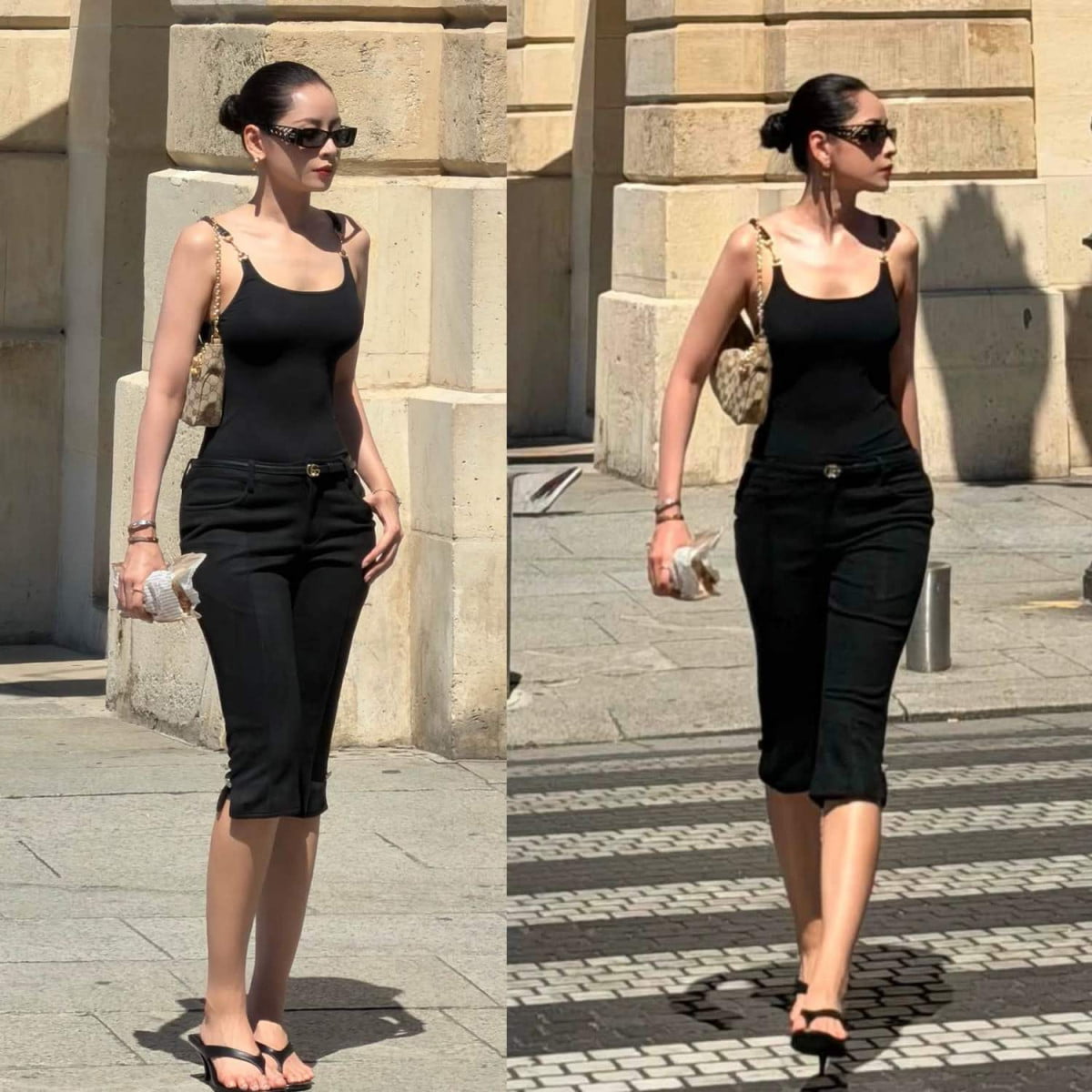 Nhìn tưởng tối giản, outfit dạo phố Paris của Chi Pu lại toàn chi tiết đắt giá