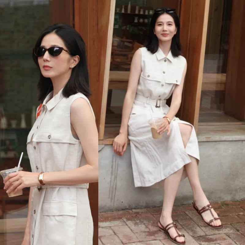 Gu thời trang của ''nữ thần nhân sự'' Tracy trong ''Đầu xuân tươi sáng'': Không cần hàng hiệu vẫn sang